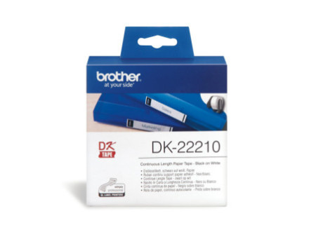 brother DK-22210 Etiquettes en continu papier, 29mm x 30,48m