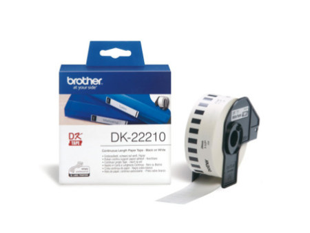 brother DK-22210 Etiquettes en continu papier, 29mm x 30,48m