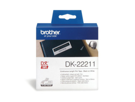 brother DK-22211 Film d'étiquettes en continu, 29mm x 15,24m