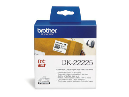 brother DK-22225 Etiquettes en continu papier, 38mm x 30,48m