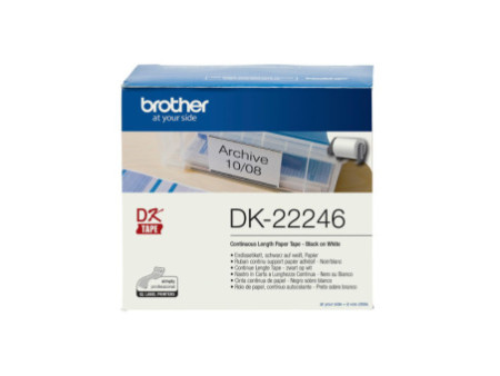 brother DK-22246 Etiquettes en continu papier, 103 mmx30,48m