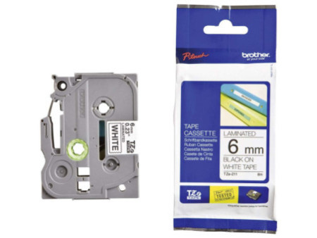 brother Cassette à bande TZe TZe-211, largeur de bande: 6 mm