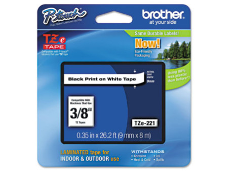 brother TZe-Tape TZe-S221 ruban extra solide,
