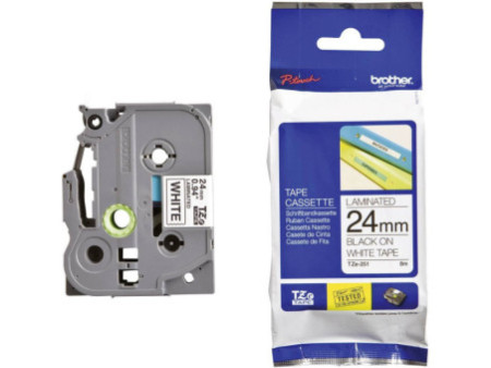 brother Cassette à bande TZe-Tape TZe-251, largeur: 24 mm