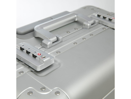 ALUMAXX Valise de voyage Overnight, en aluminium, argent