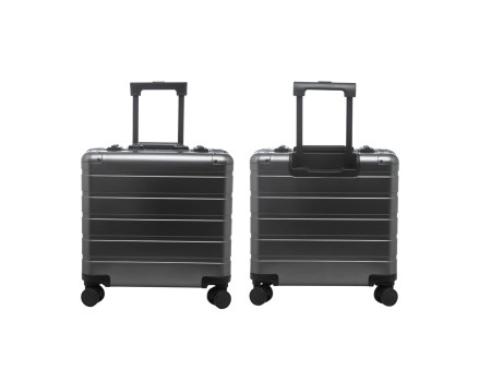 ALUMAXX Valise de voyage Overnight, entièrement en alu, gris