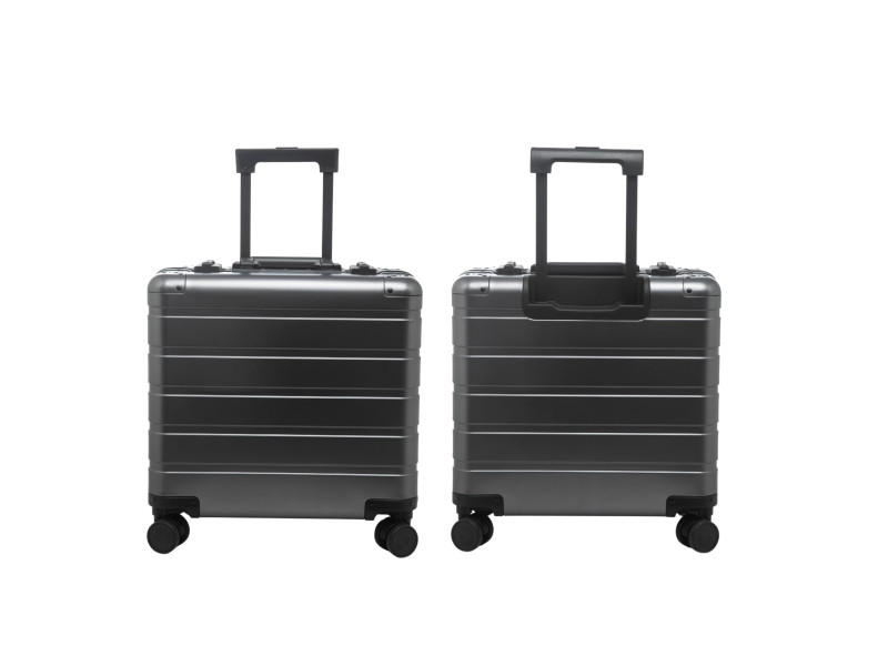 ALUMAXX Valise de voyage Overnight, entièrement en alu, gris