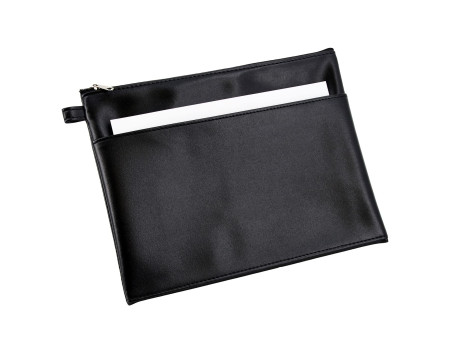 Alassio Sac de banque avec poche frontale, noir