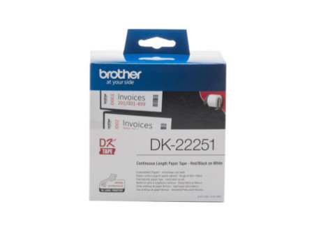 brother DK-22251 Etiquettes en continu papier, 62 m x 15,24m