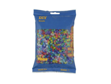 Hama Perles à repasser midi 'mix paillettes', dans un sachet