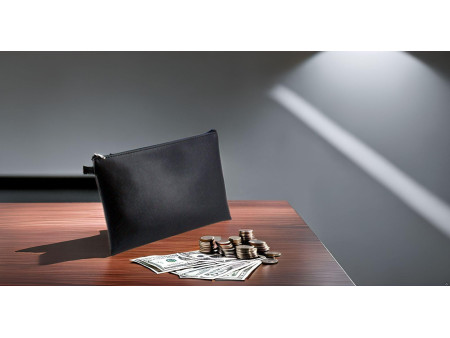Alassio Sac de banque, similicuir, noir