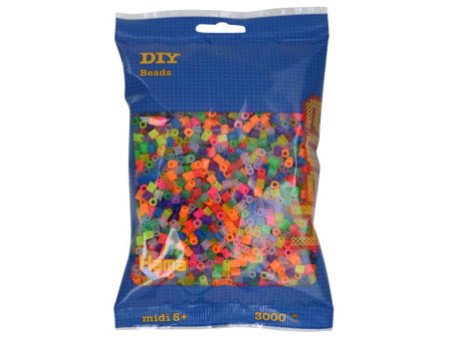 Hama Perles à repasser midi 'Mix de couleurs', en sachet