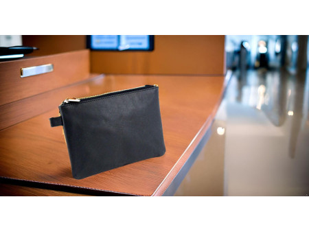 Alassio Sac de banque, similicuir, noir