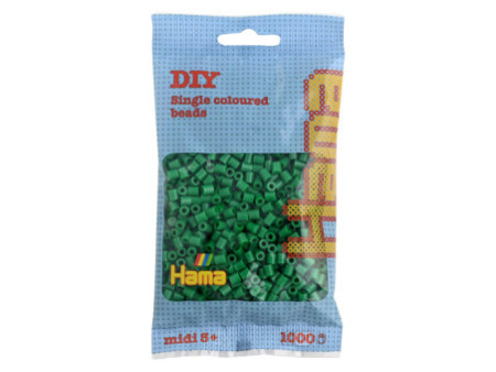 Hama Perles à repasser midi, dans un sachet, vert