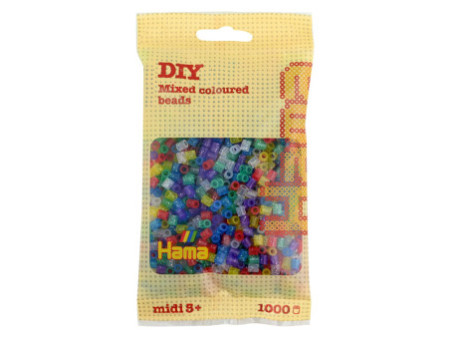 Hama Perles à repasser midi 'mix paillettes', dans un sachet