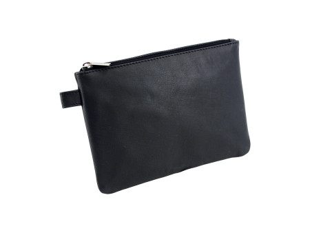 Alassio Sac de banque, cuir, noir