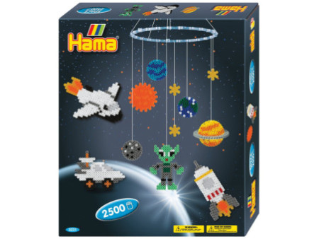 Hama Perles à repasser midi 'mobile espace', coffret cadeau