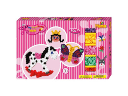 Hama Perles à repasser maxi 'filles', coffret cadeau