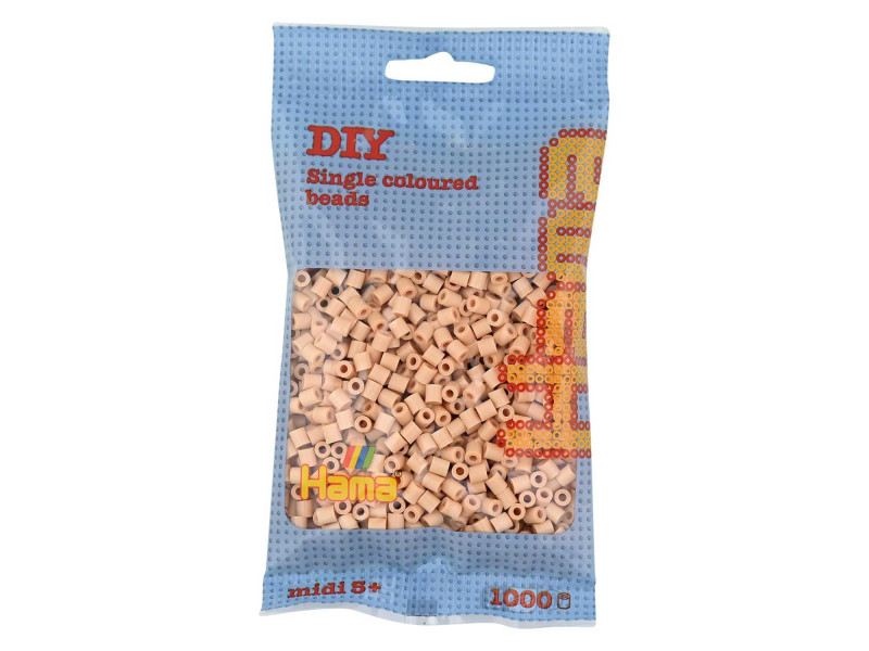 Hama Perles à repasser midi, dans un sachet, beige