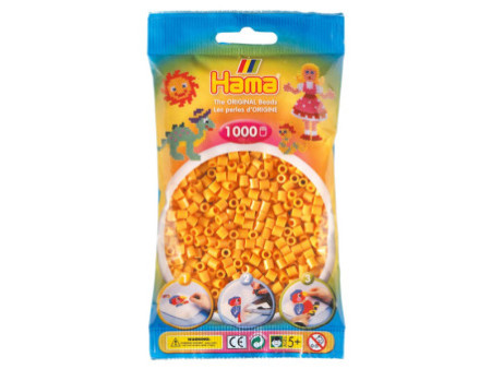 Hama Perles à repasser midi, sachet, marron ours en peluche