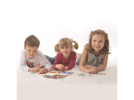 Hama Perles à repasser midi 'mélange', 30.000 pièces, seau