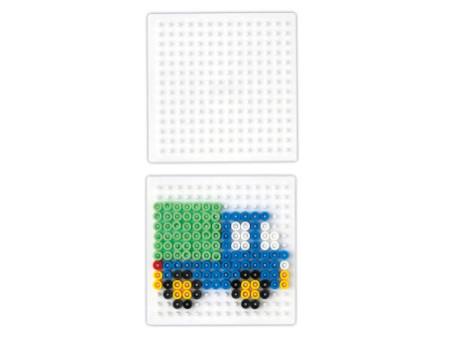 Hama Plaque pour perles midi 'Petit carré', blanc