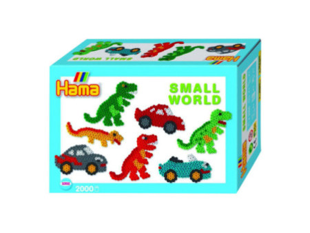 Hama Perles à repasser midi 'Small World Auto', coffret