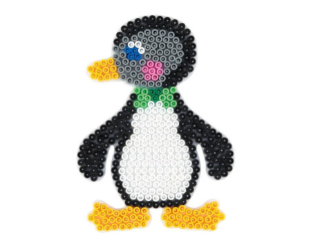 Hama Plaque pour perles midi 'Pingouin', blanc