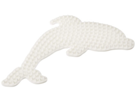 Hama Plaque pour perles midi 'Dauphin', blanc