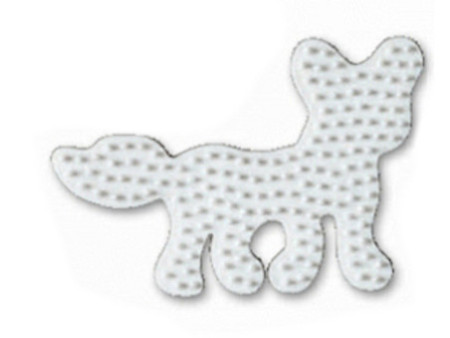 Hama Plaque pour perles midi 'Renard', blanc