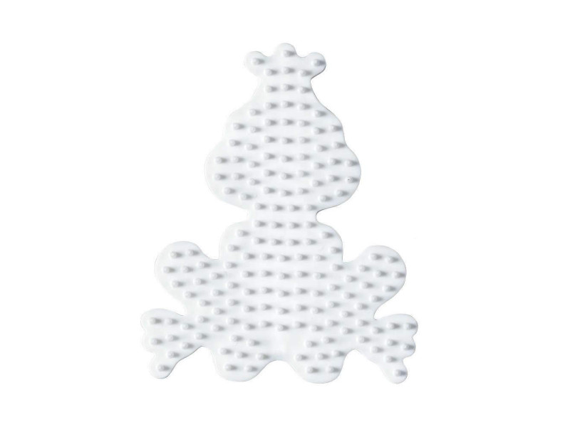 Hama Plaque pour perles midi 'Petite grenouille', blanc