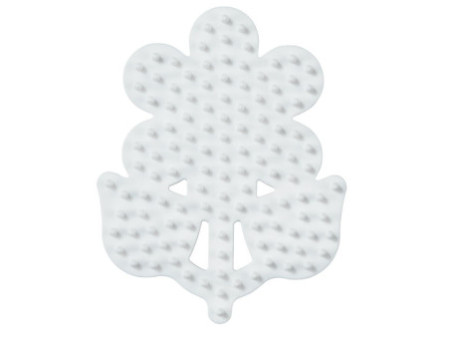 Hama Plaque pour perles 'petite fleur', blanc