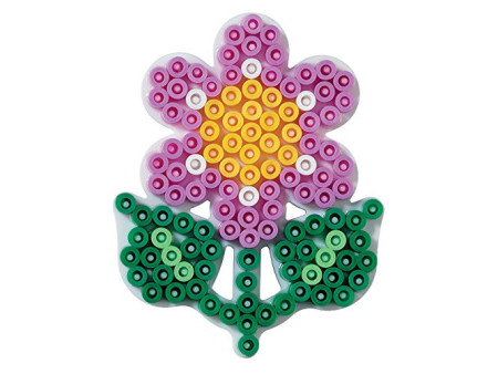 Hama Plaque pour perles 'petite fleur', blanc