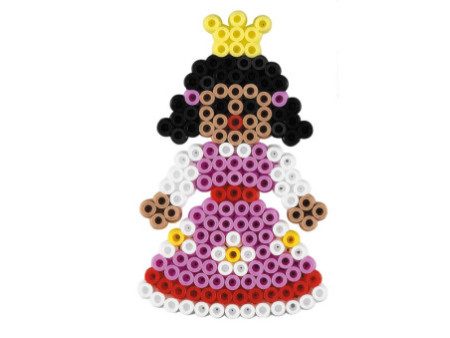 Hama Perles à repasser midi + plaques, dans une boîte, rouge