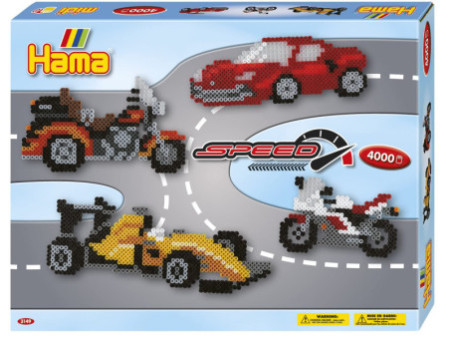 Hama Perles à repasser midi 'speed', coffret cadeau