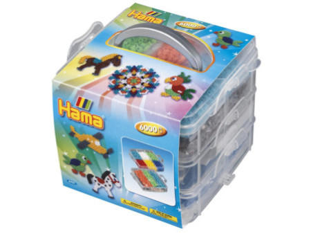 Hama Perles à repasser midi 'boîte de rangement neutre'
