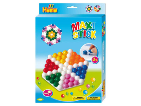 Hama Maxi Stick perles à piquer 'Hexagone', coffret cadeau