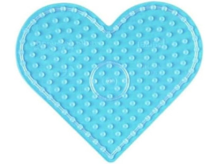 Hama Plaque pour perles à repasser 'Coeur', transparent