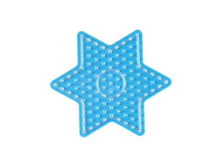 Hama Plaque pour perles à repasser 'Etoile', transparent