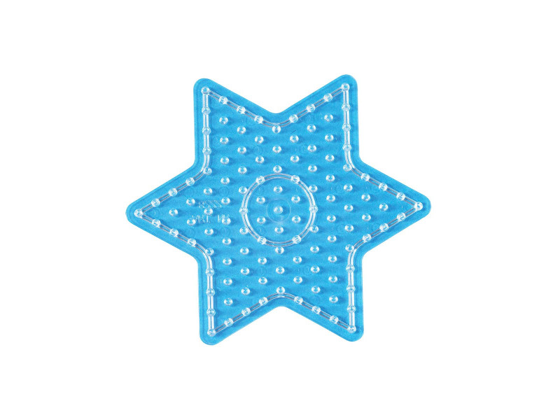 Hama Plaque pour perles à repasser 'Etoile', transparent