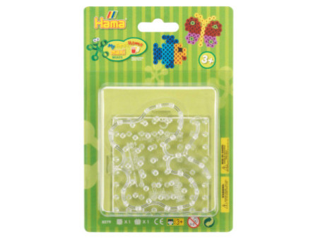 Hama Plaque pour perles 'Carré, papillon', sous blister