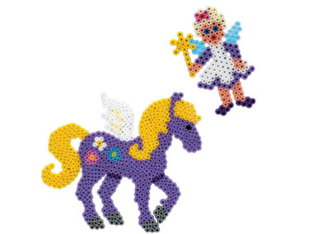 Hama Perles à repasser midi, mix de couleurs, en sachet