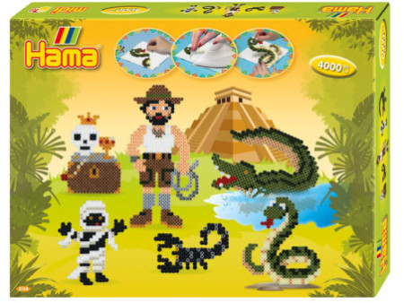 hama Perles à repasser midi 'Aventure', coffret cadeau