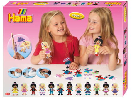 hama Perles à repasser midi 'Poupée à habiller', coffret