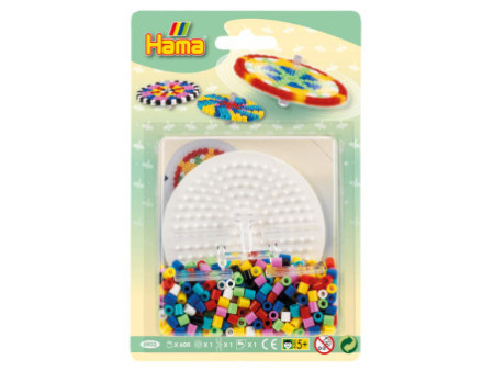 hama Perles à repasser midi 'Rond-point', sous blister