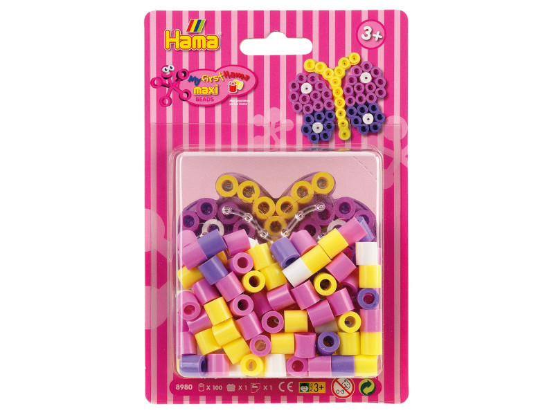 hama Perles à repasser maxi 'Papillon', sous blister
