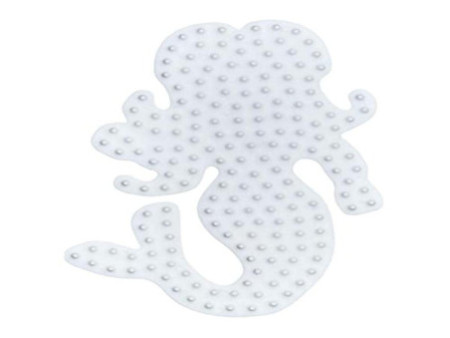 Hama Plaque pour perles midi 'Sirène', blanc