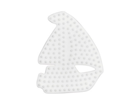 Hama Plaque pour perles midi 'Voilier', blanc