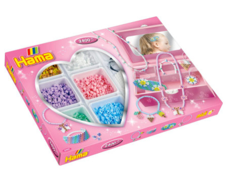 Hama Perles à repasser midi 'Création bijoux', boîte cadeau