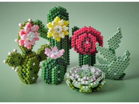 Hama Perles à repasser midi Art 'Succulentes', coffret